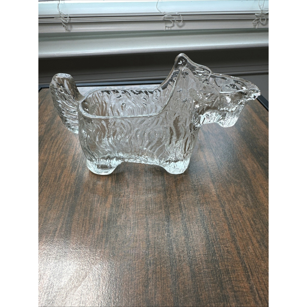 Vintage LE Smith Glass Scottie Creamer 1930’s Cereal Promotion French Country